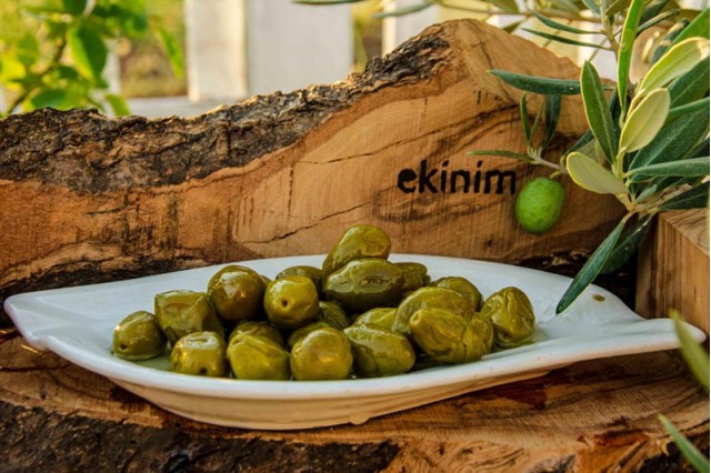 Ev Yapımı Muğla Yeşil Kırma Zeytin (1 Kg)